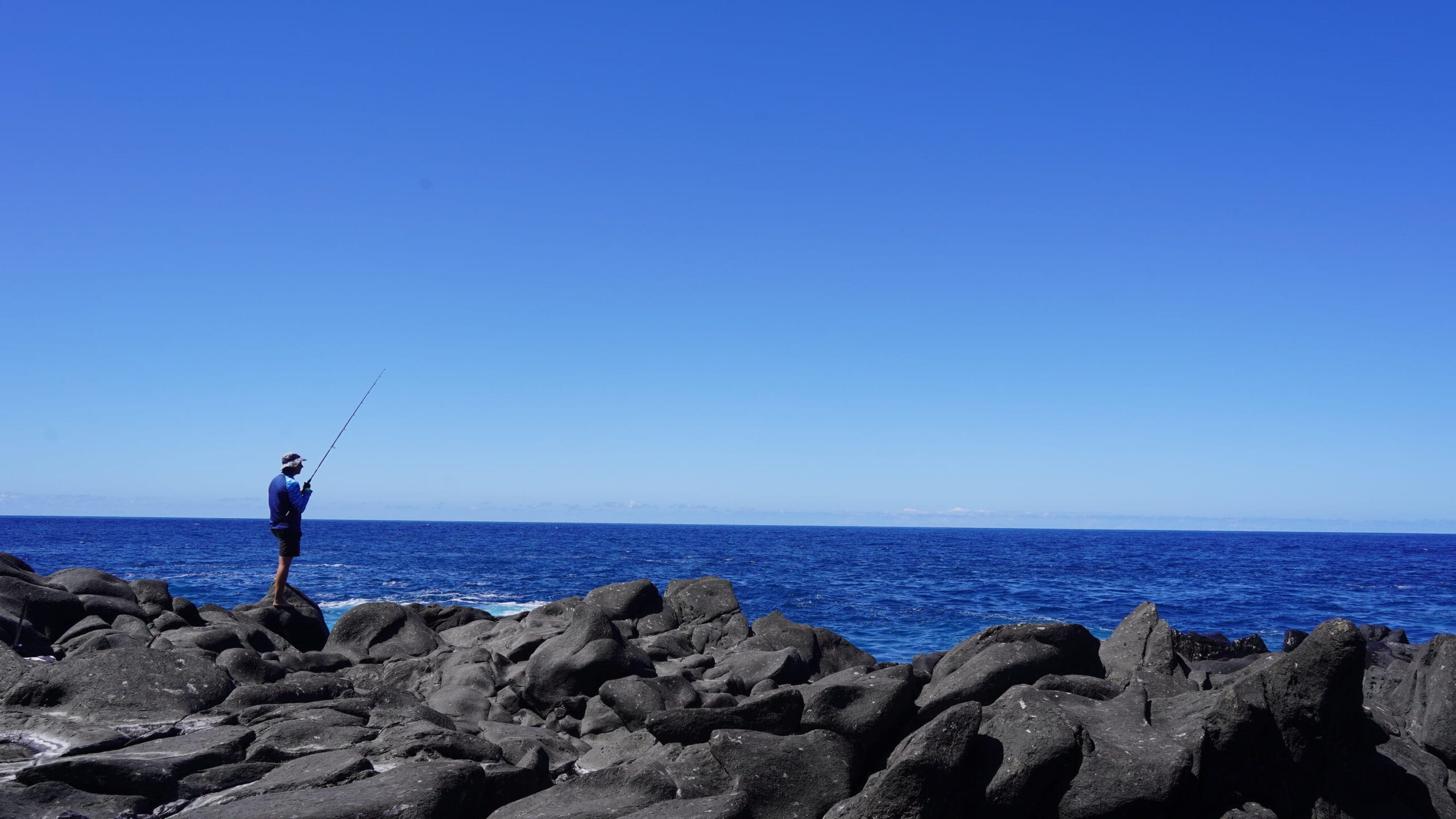 Pêcheur à Pointe au Sel